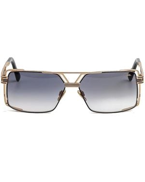 Cazal Rectangle-Frame Sunglasses - Blue
