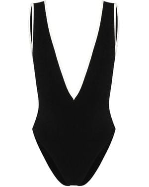Lisa Marie Fernandez V-Back Swimsuit - Black