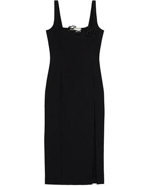 Blumarine Robe À Coupe Mi-Longue - Noir