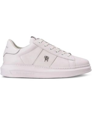 KARL LAGERFELD Logo-Plaque Trainers - Pink