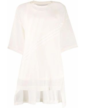 Y-3 Mesh-Panelling T-Shirt - White