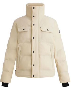 Fusalp Carlo Corduroy-panel Quilted Ski Jacket - Natural