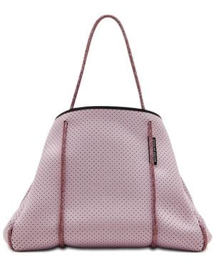 STATE OF ESCAPE Bolso Shopper Escape Con Perforaciones - Morado
