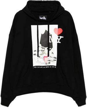 Haculla I Fell In Love With You パーカー - ブラック