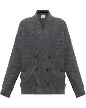 Lisa Yang Lyle Double-Breasted Cardigan - Grey