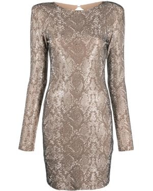 Philipp Plein Pythonプリント ドレス - マルチカラー