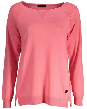 North Sails Raglan-Sleeve Fine-Knit Sweatshirt - Pink