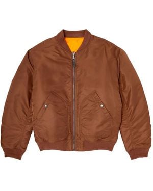 DIESEL J-Held Oval D Padded Bomber Jacket - Brown