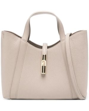 Furla Goccia Buckle Tote Bag - Natural
