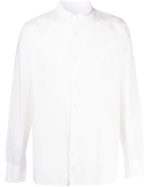 Deperlu Long-Sleeved Cotton Shirt - White