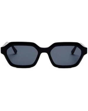 Messyweekend Anthony Rectangle-Frame Sunglasses - Blue