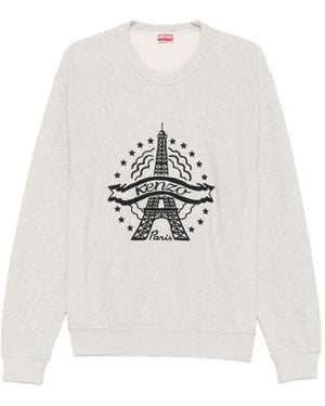 KENZO Eiffel Tower Sweatshirt - White