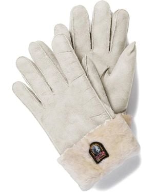 Parajumpers Shearling-Cuff Gloves - White