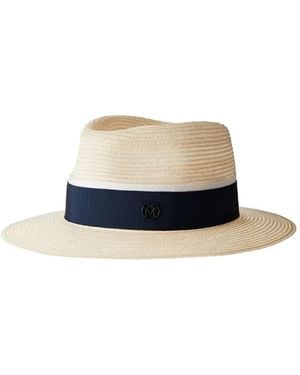 Maison Michel André Fedora Hat - White