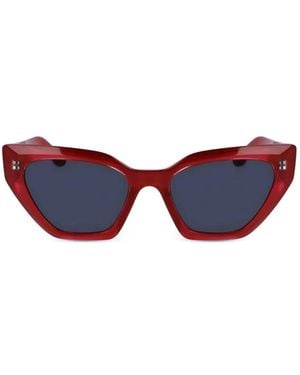 KARL LAGERFELD Cat-Eye Frame Sunglasses - Blue