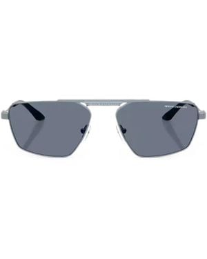 ARMANI EXCHANGE Sonnenbrille Mit Geometrischem Gestell - Blau