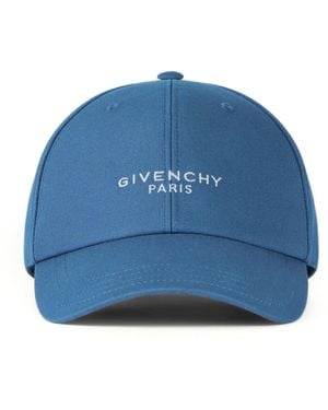 Givenchy Paris Embroidered Cap - Blue