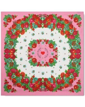 Moschino Floral Scarf - White