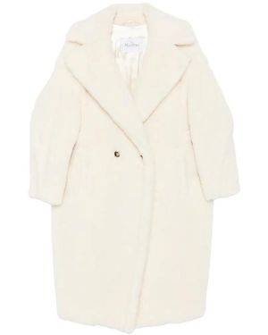 Max Mara Oversized Coat - White