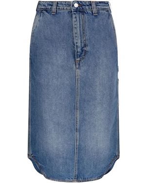 Haikure Rock Aus Denim - Blau