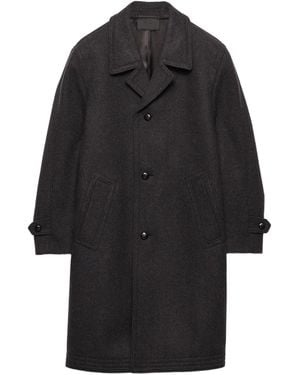 Prada Abrigo de lana - Negro