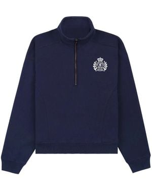 Sporty & Rich Cotton Sweatshirt - Blue