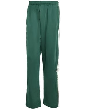 adidas Adibreak Side-Stripe Track Pants - Green