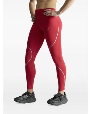 adidas By Stella McCartney Logo-Print Leggings - Red