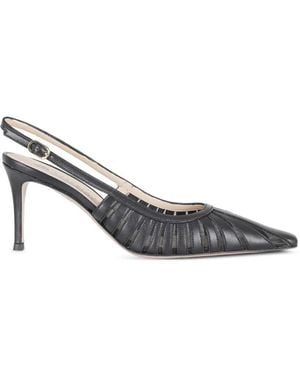 Roberto Festa Sunny Heeled Court Shoes - Metallic