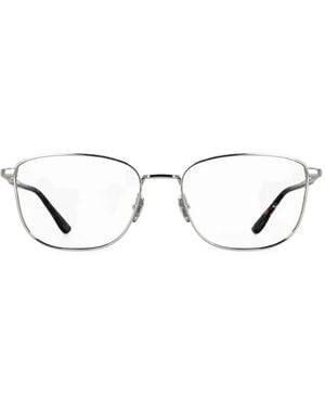 Lacoste Brille Mit Logo-Gravur - Weiß