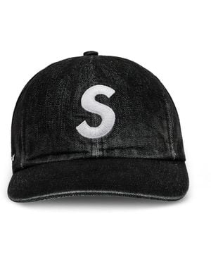 Supreme Cordura Denim S Logo Cap - Black