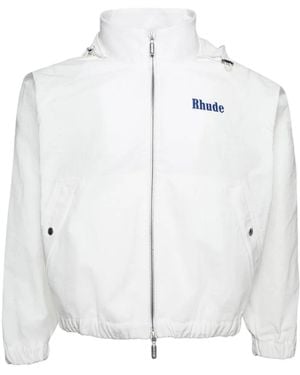 Rhude Palm Track Jacket - White
