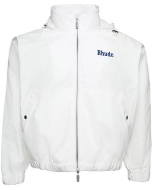 Rhude Palm Track Jacket - White
