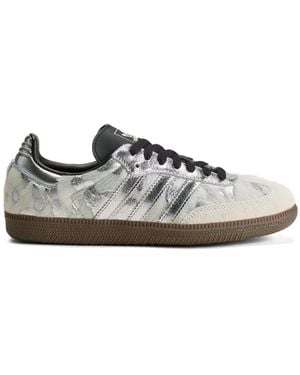 adidas Baskets Samba À Effet Métallisé - White