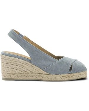 Castañer Diana Wedged Espadrilles - White