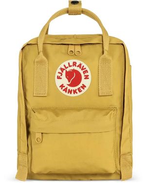 Fjallraven Kånken Logo-Patch Backpack - Yellow