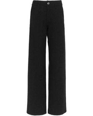 Barrie Wide-Leg Pants - Black
