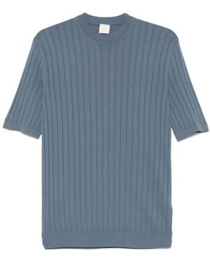 Eleventy ワイドリブ Tシャツ - ブルー