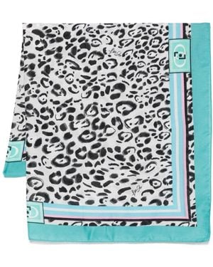 Liu Jo Leopard-print Scarf - ブラック