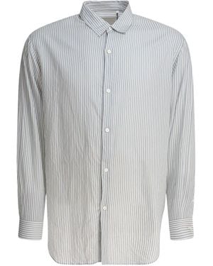 Kaptain Sunshine Camisa con motivo de rayas - Gris