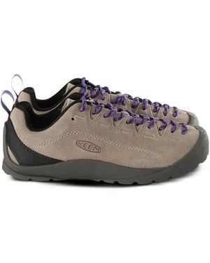 Keen Suede Lace-Up Trainers - Brown