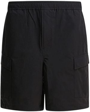 Daiwa Pier39 Cargo Pocket Elastic-Waist Shorts - Black