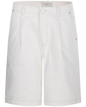 DUNST Belt-Loops Shorts - White