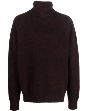OAMC Rollkragenpullover Mit Logo - Schwarz