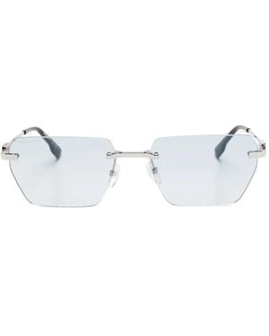 DSquared² ジオメトリックフレーム サングラス - ホワイト