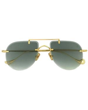 Eyepetizer Chiaia Pilot-Frame Sunglasses - Green