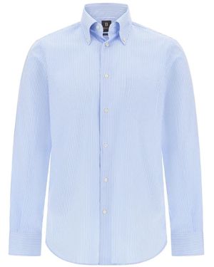 BOGGI Chemise À Rayures - Bleu