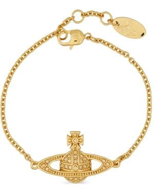 Vivienne Westwood Bracciale Con Ciondolo Orb - Metallizzato