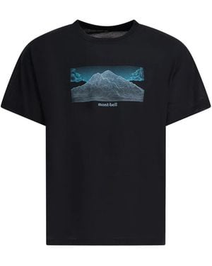 Montbell Wickron T Geography T-Shirt - Black