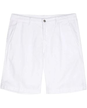 Massimo Alba Vela Pleat-Detail Shorts - White